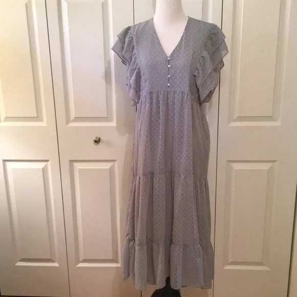 One Loved Babe Dresses | One Loved Babe Gray Dress Size Xs Nwt | Color: Gray | Size: Xs | Pm-65841859'S Closet
